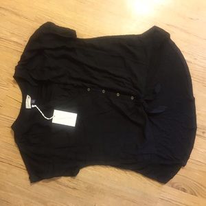 New Black Button Down